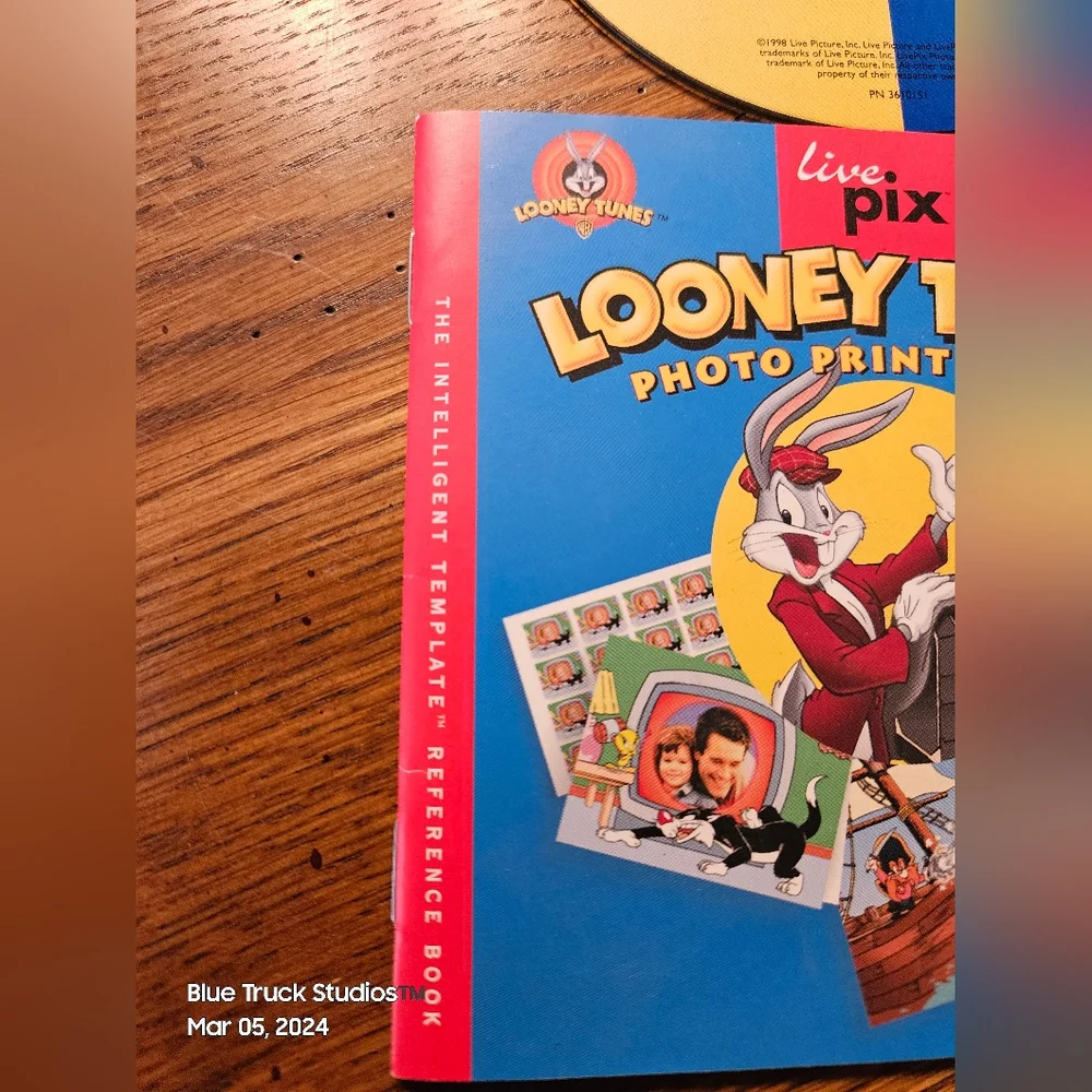 Looney Tunes Photo Print Studio PC Cd-rom Windows 95/98 BUGS BUNNY